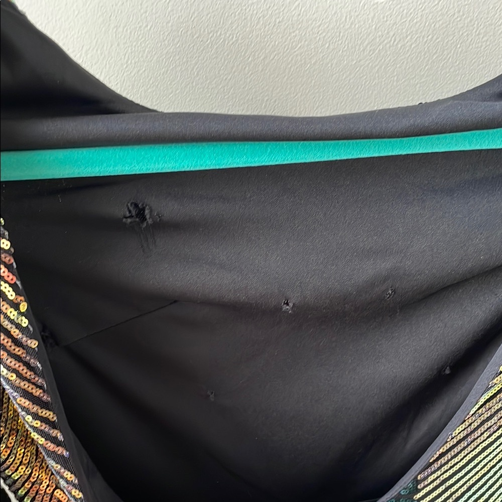 Small Sequin Elegant Multicolor Maxi Evening Gown… - image 7